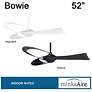 52" Minka Aire Bowie Flat White Indoor Ceiling Fan with Remote