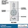 7_52" Minka Aire Bowie Flat White Indoor Ceiling Fan with Remote more views