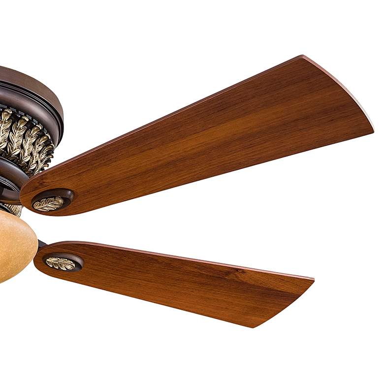 Image 4 52 inch Minka Aire Calais Belcaro Walnut Ceiling Fan with Remote Control more views