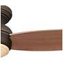 5_52" Minka Aire Concept Bronze Flushmount LED Fan with Wall Control more views