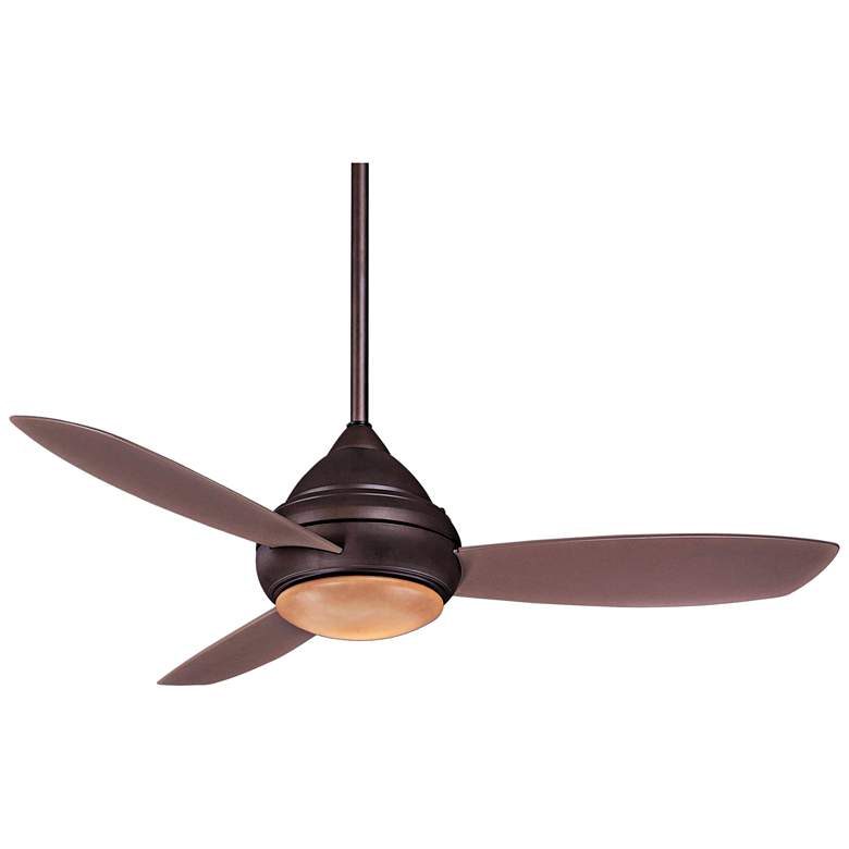 Image 2 52" Minka Aire Concept I Bronze Wet LED Ceiling Fan with Wall Control