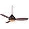 52" Minka Aire Concept I Bronze Wet LED Ceiling Fan with Wall Control