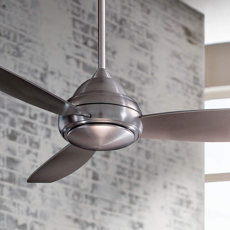 Image 1 52" Minka Aire Concept I Brushed Nickel Ceiling Fan