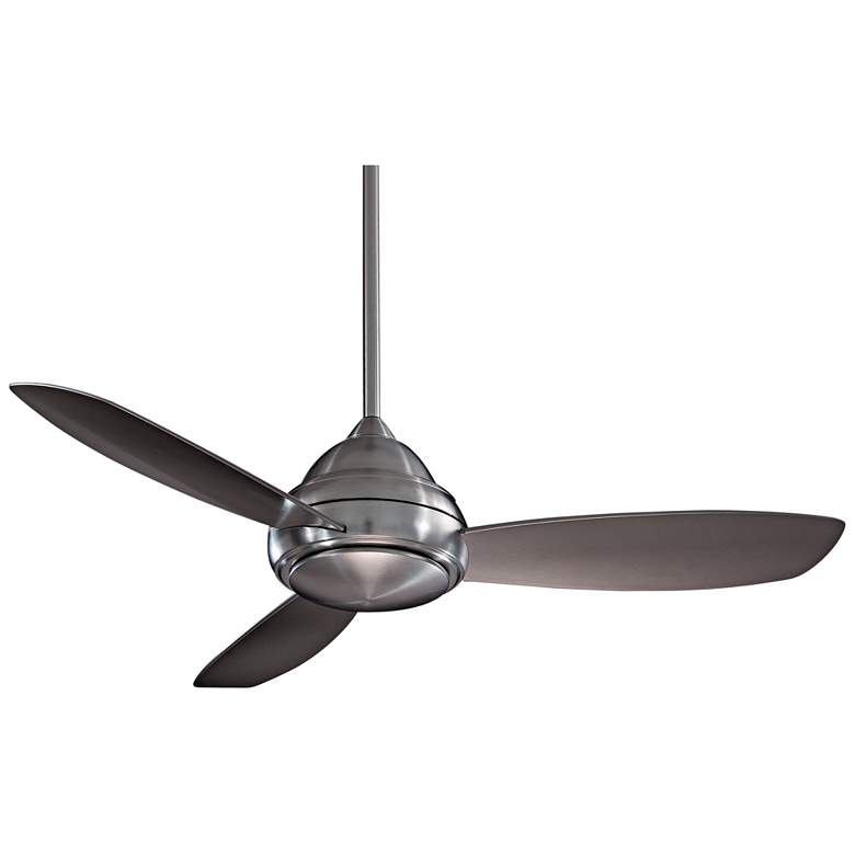 Image 2 52 inch Minka Aire Concept I Brushed Nickel LED Ceiling Fan with Remote