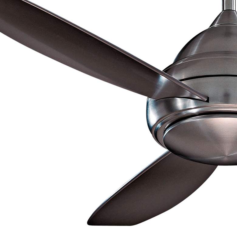 Image 3 52" Minka Aire Concept I Brushed Nickel LED Ceiling Fan with Remote more views