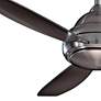 52" Minka Aire Concept I Brushed Nickel LED Ceiling Fan with Remote