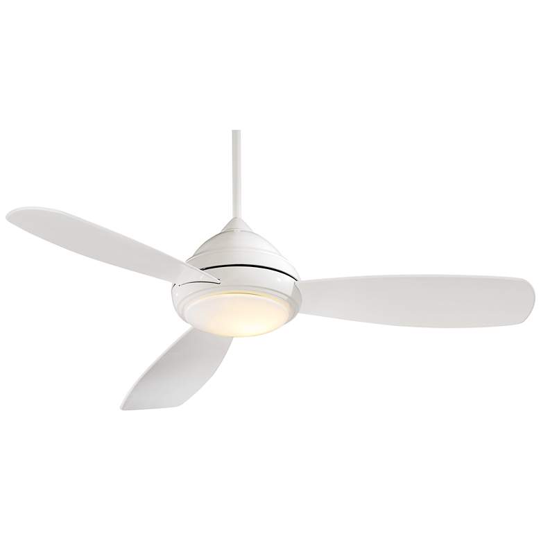 Image 2 52" Minka Aire Concept I Modern White LED Ceiling Fan with Remote