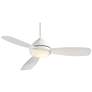 2_52" Minka Aire Concept I Modern White LED Ceiling Fan with Remote