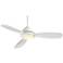 52" Minka Aire Concept I Modern White LED Ceiling Fan with Remote