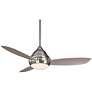 2_52" Minka Aire Concept I Nickel Wet LED Ceiling Fan with Wall Control
