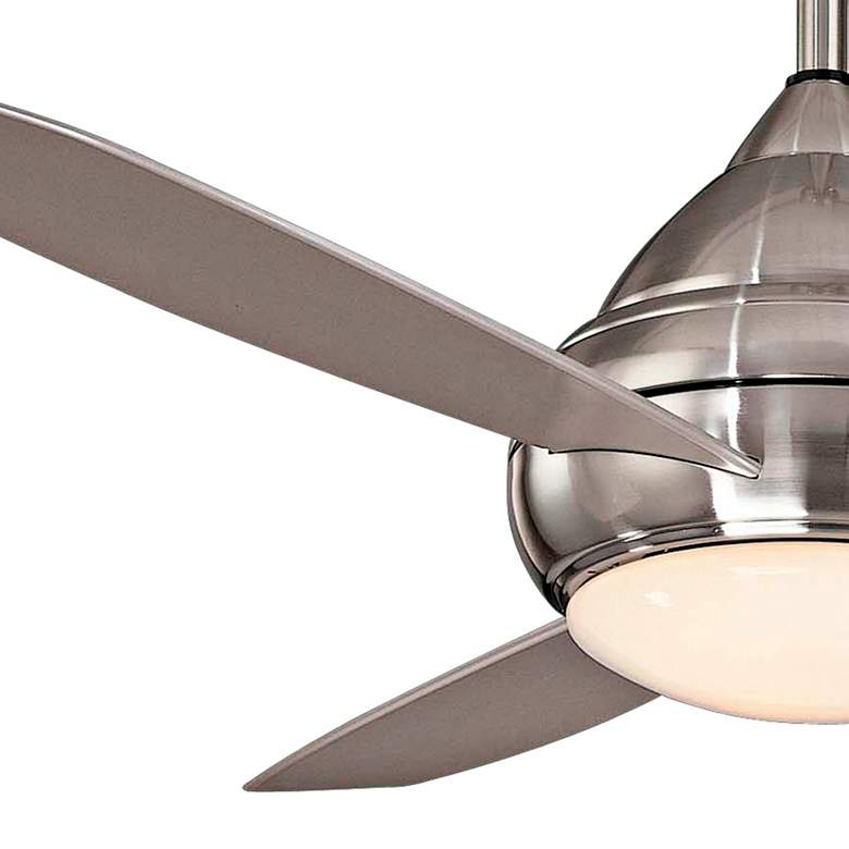 Image 3 52" Minka Aire Concept I Nickel Wet LED Ceiling Fan with Wall Control more views