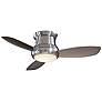 Thumbnail2 of 52" Minka Aire Concept II Nickel Flushmount LED Fan with Remote