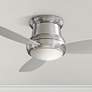 Thumbnail1 of 52" Minka Aire Concept II Nickel Flushmount LED Fan with Remote