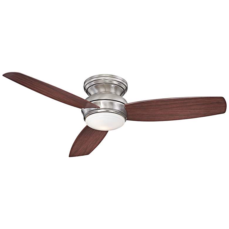 Image 2 52 inch Minka Aire Concept Pewter Wet Flushmount Fan with Wall Control