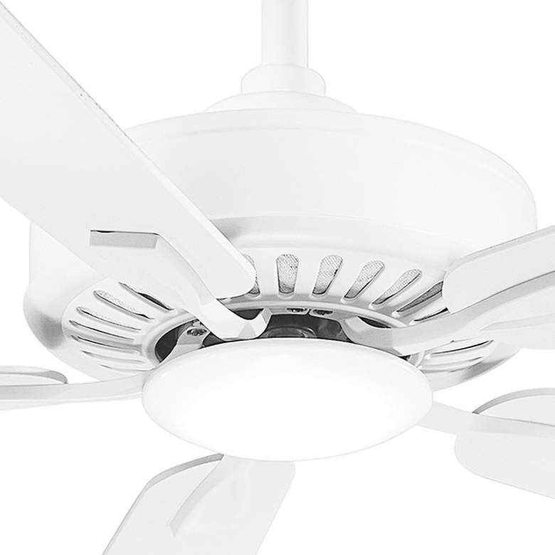 Image 3 52" Minka Aire Contractor Flat White LED Ceiling Fan with Remote more views
