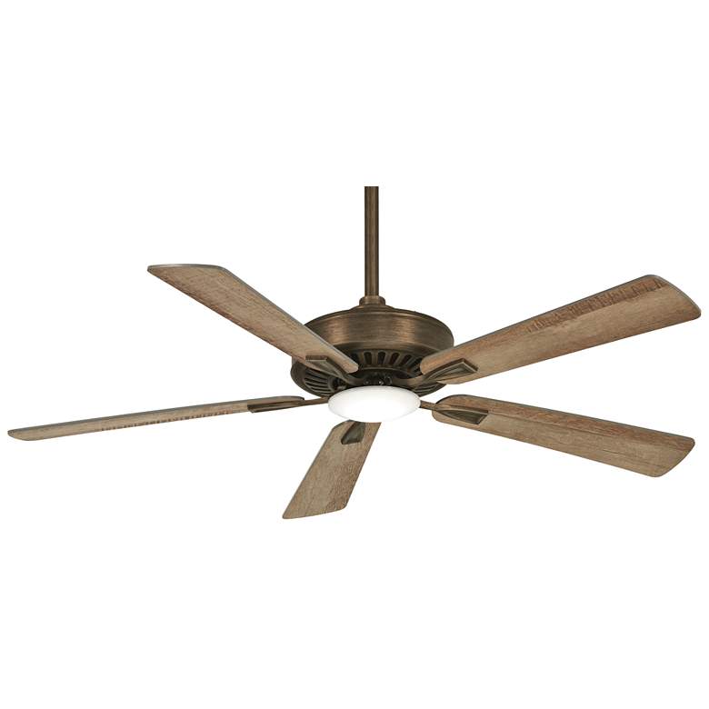 Image 2 52 inch Minka Aire Contractor Heirloom Bronze LED Ceiling Fan with Remote