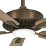 Thumbnail3 of 52" Minka Aire Contractor Heirloom Bronze LED Ceiling Fan with Remote more views
