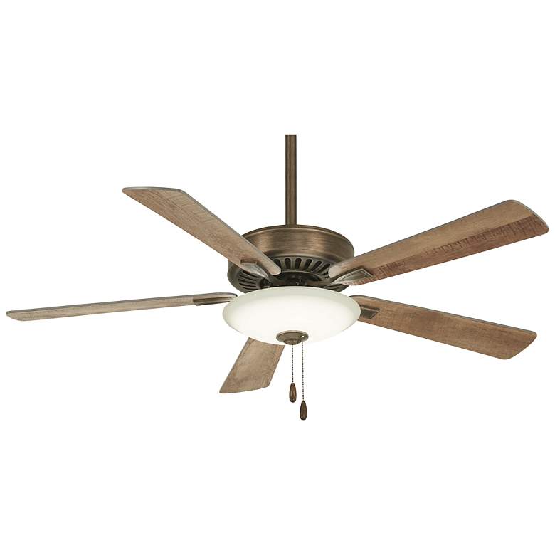 Image 2 52" Minka Aire Contractor Minka Aire Bronze LED Pull-Chain Ceiling Fan