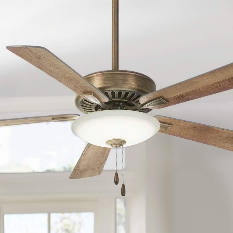 Image 1 52" Minka Aire Contractor Minka Aire Bronze LED Pull-Chain Ceiling Fan
