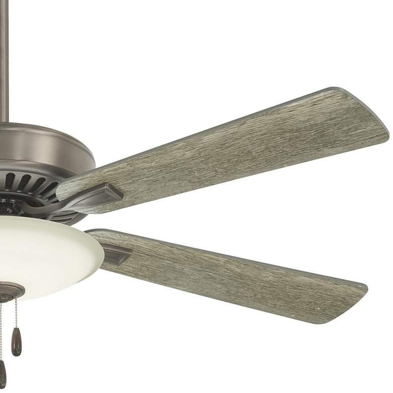 Image 4 52" Minka Aire Contractor Nickel and Gray LED Pull Chain Ceiling Fan more views