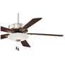 4_52" Minka Aire Contractor Nickel LED Light Ceiling Fan with Pull Chain more views