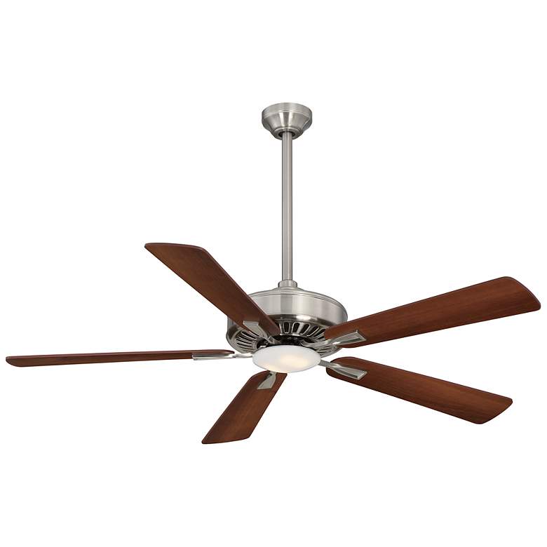 Image 2 52 inch Minka Aire Contractor Nickel - Maple LED Ceiling Fan with Remote