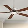 52" Minka Aire Contractor Nickel - Maple LED Ceiling Fan with Remote