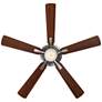 5_52" Minka Aire Contractor Nickel - Maple LED Ceiling Fan with Remote more views