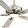 52" Minka Aire Contractor Nickel - Silver LED Ceiling Fan with Remote
