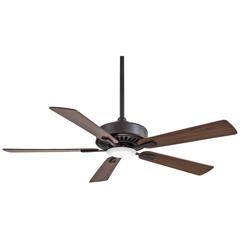 Image 2 52 inch Minka Aire Contractor Oil-Rubbed Bronze LED Fan with Remote