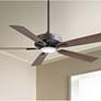 52" Minka Aire Contractor Oil-Rubbed Bronze LED Fan with Remote