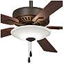3_52" Minka Aire Contractor Oil-Rubbed Bronze LED Pull-Chain Ceiling Fan more views
