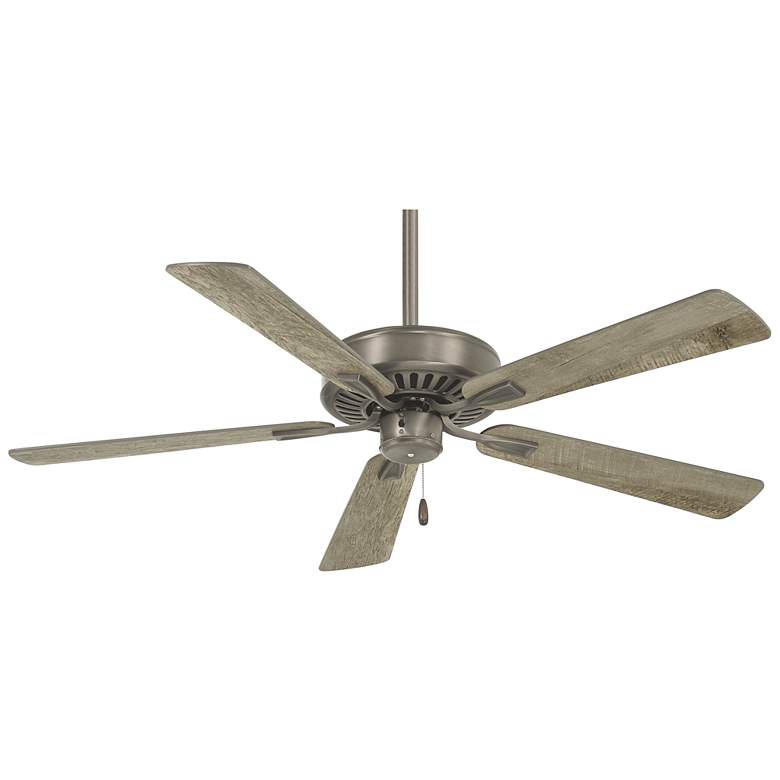 Image 1 52" Minka Aire Contractor Plus Brushed Nickel Ceiling Fan