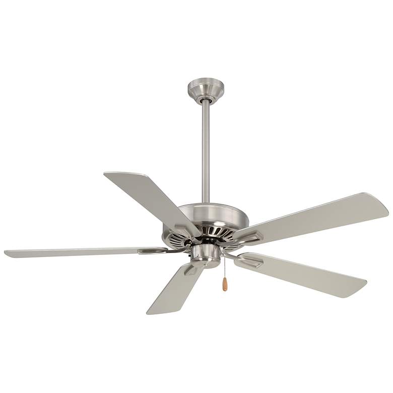 Image 1 52" Minka Aire Contractor Plus Brushed Nickel Ceiling Fan