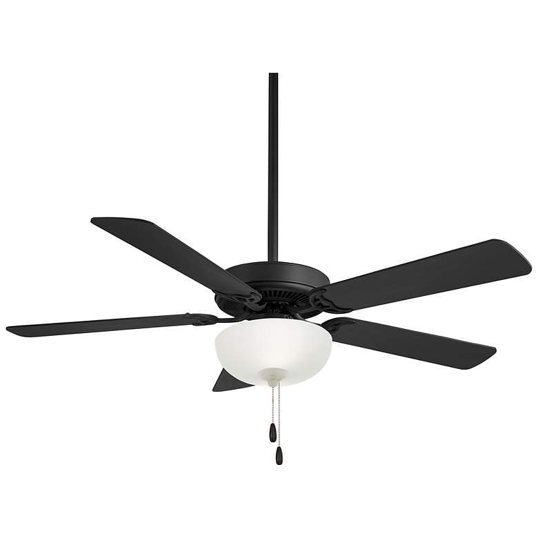 Image 1 52" Minka Aire Contractor Uni-Pack Coal LED Pull Chain Ceiling Fan