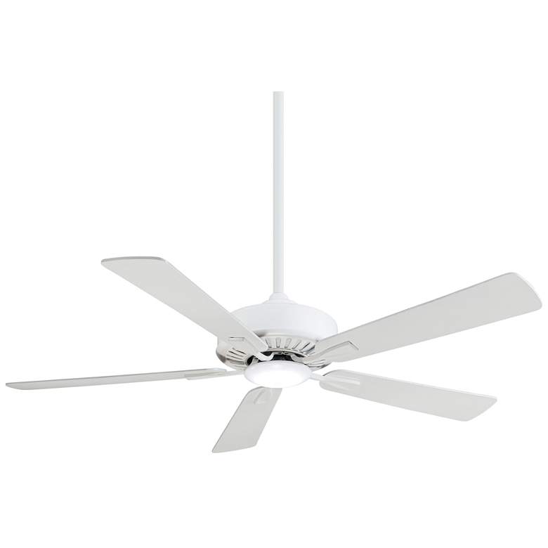 Image 2 52 inch Minka Aire Contractor White LED Ceiling Fan with Remote