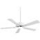 52" Minka Aire Contractor White LED Ceiling Fan with Remote