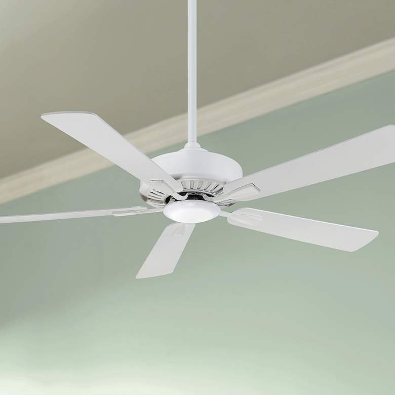 Image 1 52 inch Minka Aire Contractor White LED Ceiling Fan with Remote
