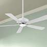 52" Minka Aire Contractor White LED Ceiling Fan with Remote