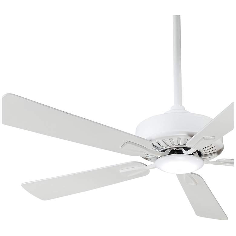 Image 4 52" Minka Aire Contractor White LED Ceiling Fan with Remote more views