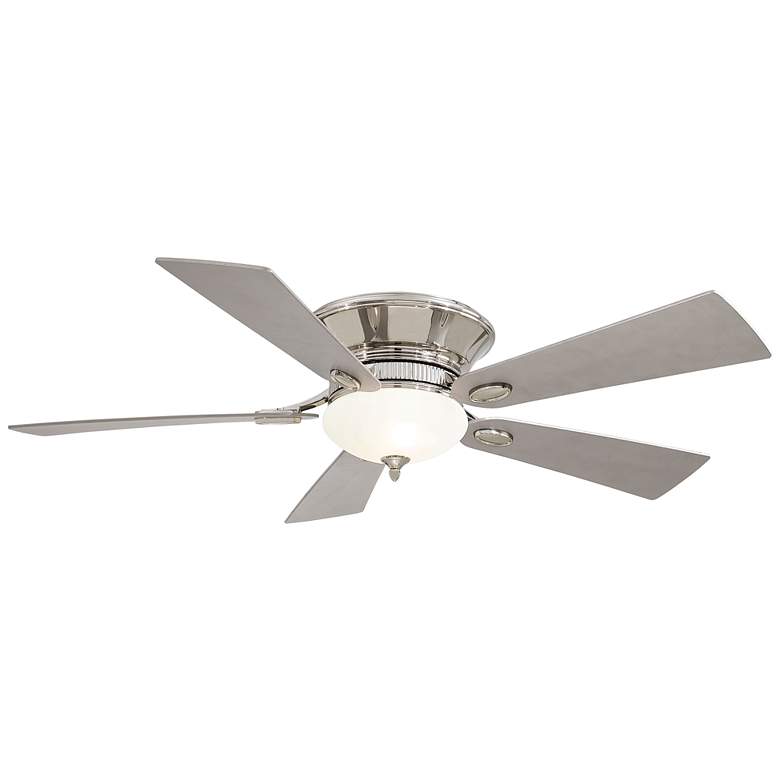 Image 2 52 inch Minka Aire Delano II Nickel LED Ceiling Fan with Wall Control
