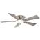 52" Minka Aire Delano II Nickel LED Ceiling Fan with Wall Control