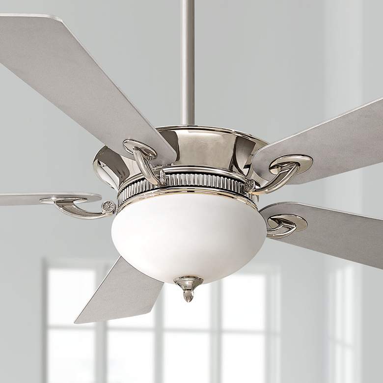 Image 1 52" Minka Aire Delano™ Polished Nickel Ceiling Fan