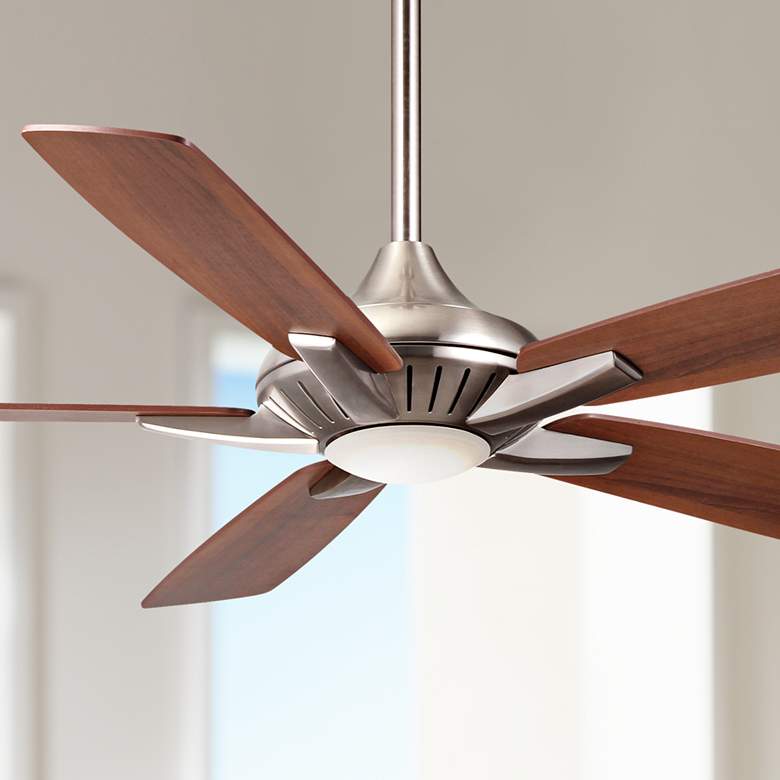 Image 1 52 inch Minka Aire DYNO Brushed Nickel Ceiling Fan with Remote