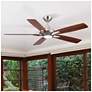 52" Minka Aire DYNO Brushed Nickel Ceiling Fan with Remote