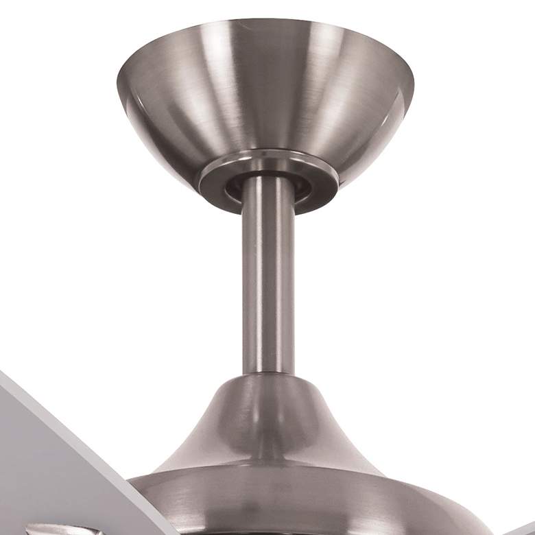 Image 5 52" Minka Aire Dyno Brushed Nickel Wood LED Ceiling Fan with Remote more views