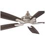 52" Minka Aire Dyno Brushed Nickel Wood LED Ceiling Fan with Remote