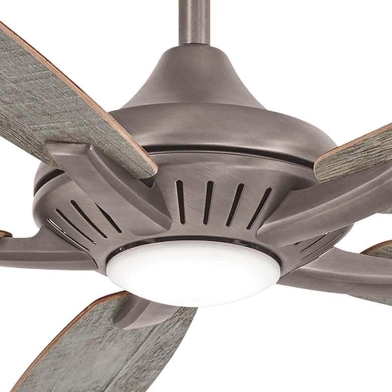 Image 3 52 inch Minka Aire Dyno Burnished Nickel LED Ceiling Fan with Remote more views