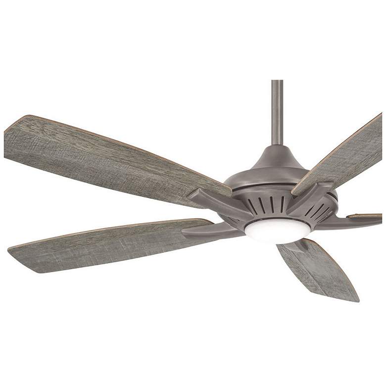 Image 3 52 inch Minka Aire Dyno Burnished Nickel LED Ceiling Fan with Remote more views