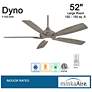 5_52" Minka Aire Dyno Burnished Nickel LED Ceiling Fan with Remote more views